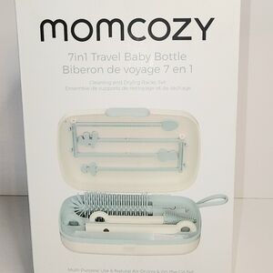 Momcozy 7-in-1 Travel Baby Bottle Brush Set